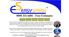 Desktop Screenshot of easyspark.co.uk
